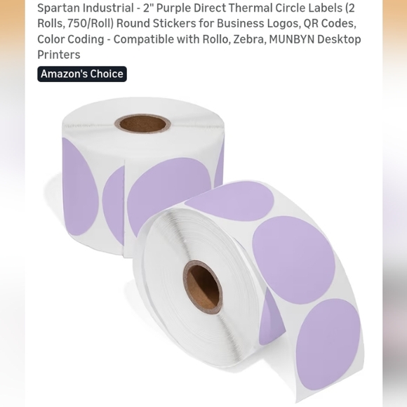 Thermal Printer, Label Holder + Labels! - Picture 12 of 16